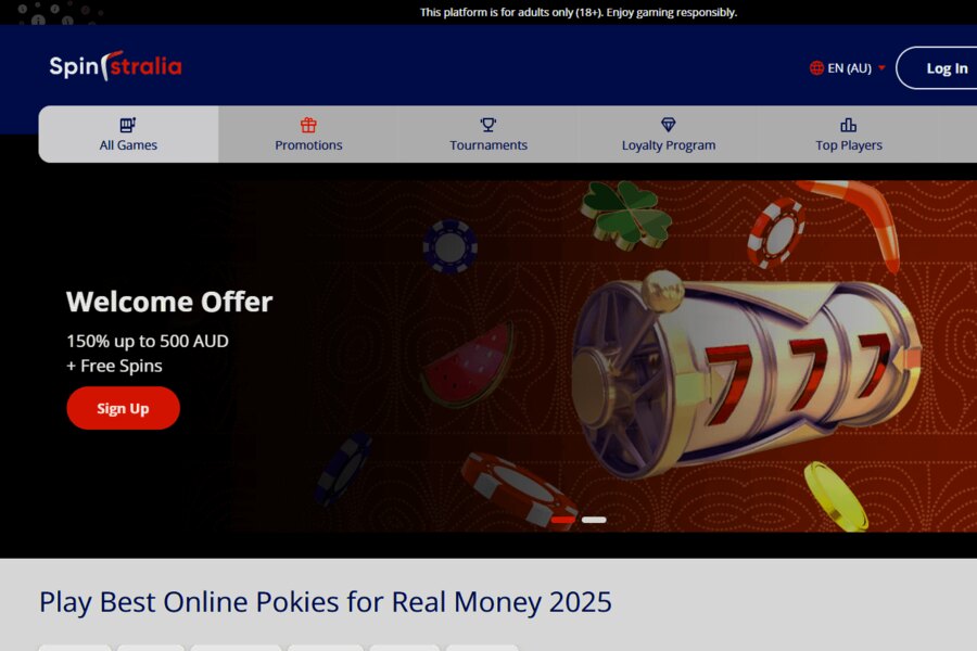 Spinstralia Casino Easy Login Process